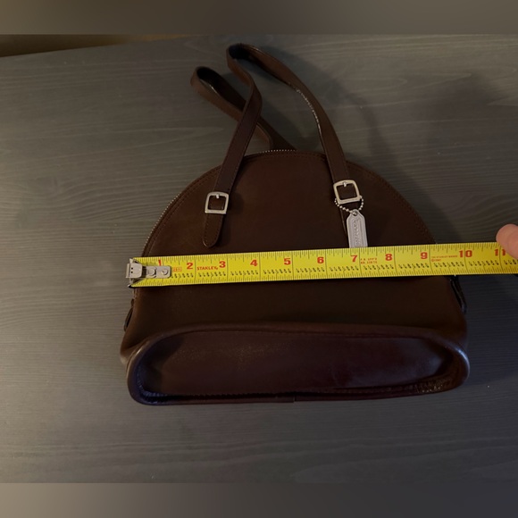 Coach Vintage Cha Cha Mini Dark Brown Leather Satchel 9050 - Picture 15 of 15